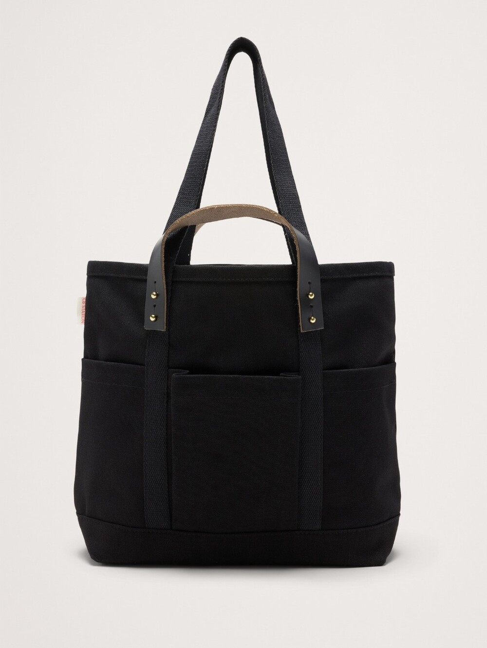 Black Canvascraft Leather-Handled Tote by CB Station One Size
